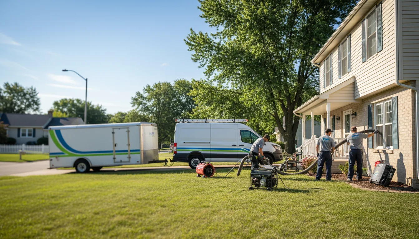 Flooded Basement Restoration And Cleanup With Repair in New Rockford, ND near me